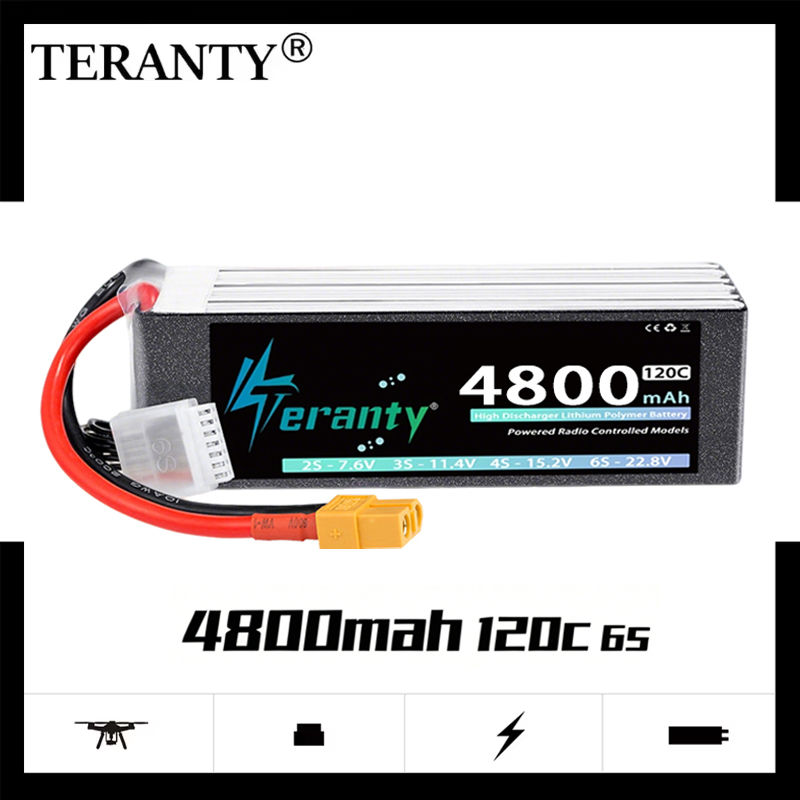 Drone Battery Connector - Bateria Lipo TERANTY 6S 4800mAh 22.8V