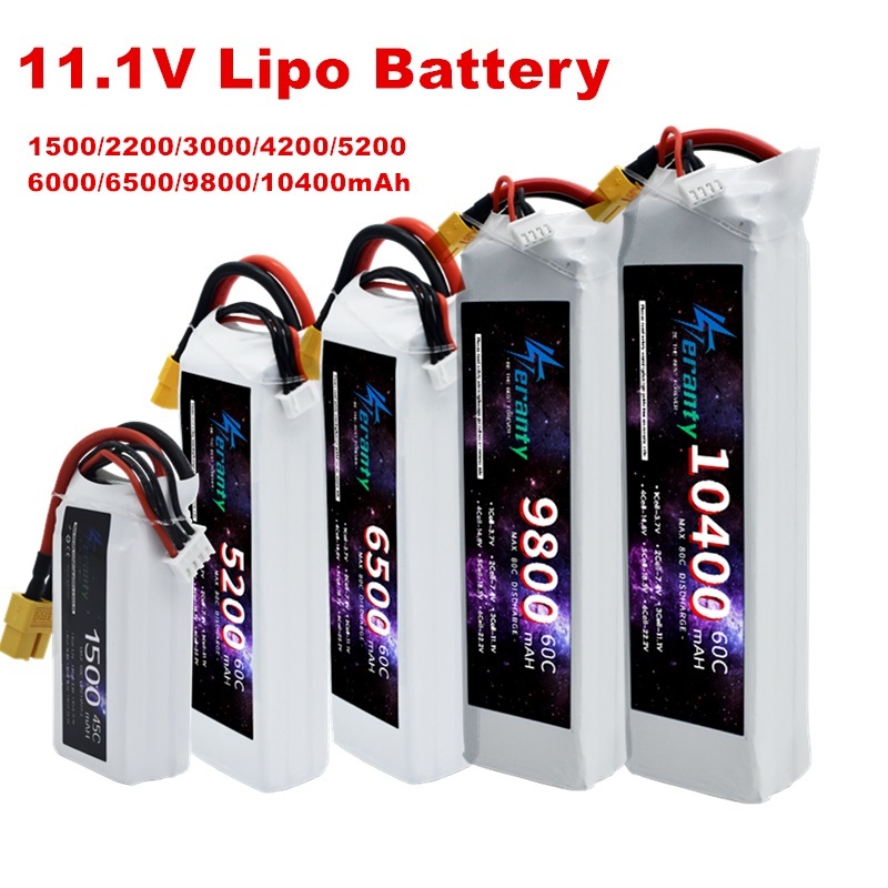 Drone Battery 3S - Bateria lipo 3s 11.1v deans xt60