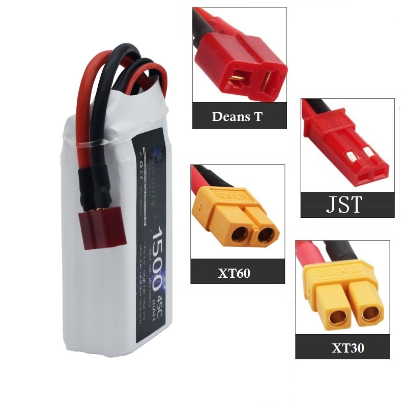 Bateria lipo 3s 11.1v deans xt - Drone Battery 3S avaliação e preço