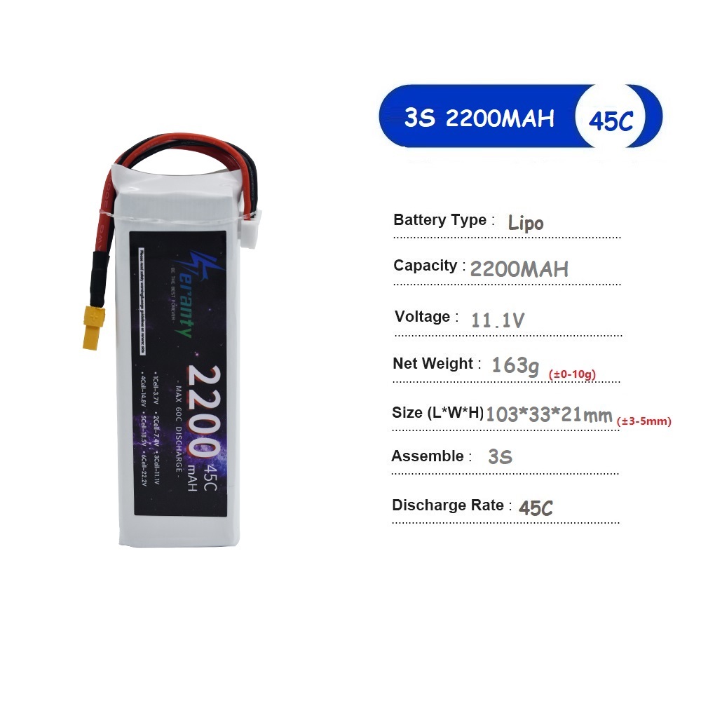 Bateria lipo 3s 11.1v deans xt - Drone Battery 3S avaliação e preço