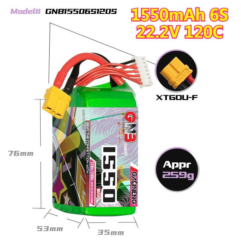 Bateria LiPo 1550mAh 120C 4S 1 - Drone Battery 4S avaliação e preço