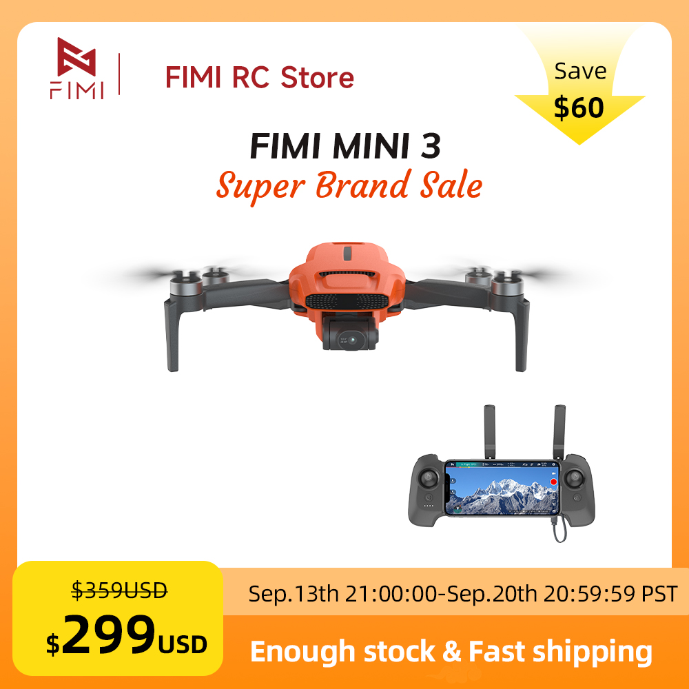 Drone FIMI MINI 3 com Câmera 4 - Drone Battery Li-Ion avaliação e preço